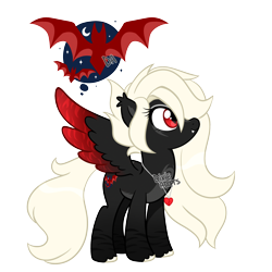 Size: 2000x2000 | Tagged: safe, artist:dixieadopts, derpibooru import, oc, oc only, oc:red velvet, pegasus, pony, colored wings, female, mare, simple background, solo, transparent background, two toned wings, wings