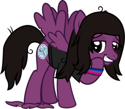 Size: 1256x1088 | Tagged: safe, artist:lightningbolt, derpibooru exclusive, derpibooru import, pegasus, pony, the mean 6, .svg available, bags under eyes, clone, clothes, evil clone, feather, grin, lidded eyes, lip piercing, looking at you, male, messy mane, messy tail, pierce the veil, piercing, ponified, raised hoof, raised leg, shirt, show accurate, simple background, smiling, solo, species swap, spread wings, stallion, standing, svg, t-shirt, tail, tattered, tattered wings, transparent background, vector, vic fuentes, wings, wristband