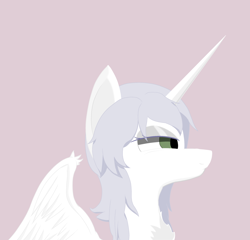 Size: 2600x2500 | Tagged: safe, derpibooru import, oc, oc:κασσάνδρα, alicorn, pony, alicorn oc, horn, simple background, wings