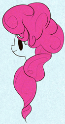 Size: 1313x2480 | Tagged: safe, artist:purppone, ponerpics import, pinkie pie, pony, clothes, costume, gibson girl, minimal coloring, pinktober, pinktober 2022, solo