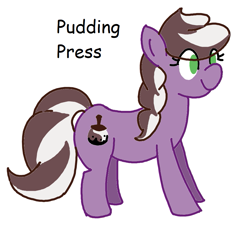 Size: 967x883 | Tagged: safe, artist:purppone, ponerpics import, oc, oc:pudding press, earth pony, pony, /ss/, ms paint, solo