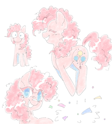 Size: 1853x2048 | Tagged: safe, artist:nutsack90, derpibooru import, pinkie pie, earth pony, pony, :p, looking at you, simple background, smiling, solo, tongue, tongue out, white background