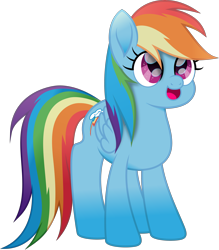 Size: 3613x4116 | Tagged: safe, artist:lincolnbrewsterfan, derpibooru import, part of a set, rainbow dash, pegasus, pony, .svg available, adorable face, big eyes, big smile, cute, cute face, cuteness overload, daaaaaaaaaaaw, dashabetes, female, folded wings, gradient hooves, happiness, happy, happy face, highlights, inkscape, lincolnbrewsterfan's movie cutie smiles, looking up, magenta eyes, mare, movie accurate, multicolored hair, multicolored mane, multicolored tail, rainbow hair, rainbow tail, shading, simple background, smiling, solo, striped hair, striped mane, striped tail, svg, tail, transparent background, vector, weapons-grade cute, wide eyes, wings