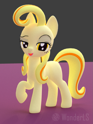 Size: 677x897 | Tagged: safe, artist:wonderls, derpibooru import, oc, oc:warm_light, earth pony, pony, 3d, 3d model, game