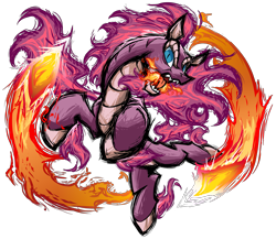 Size: 3093x2682 | Tagged: safe, artist:redahfuhrerking, derpibooru import, oc, oc:changzheng, dragon, hybrid, longma, fiery wings, male, mane of fire, simple background, tail, tail of fire, tfh oc, transparent background, wings