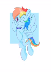 Size: 2893x4092 | Tagged: safe, artist:skylinepony_, derpibooru import, rainbow dash, pegasus, pony, backwards cutie mark, belly button, book, cute, egghead, egghead dash, female, glasses, mare, one eye closed, pencil, pencil behind ear, simple background, solo