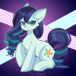 Size: 3000x3000 | Tagged: safe, artist:monstrum, derpibooru import, coloratura, earth pony, pony, chest fluff, looking at you, open mouth, solo