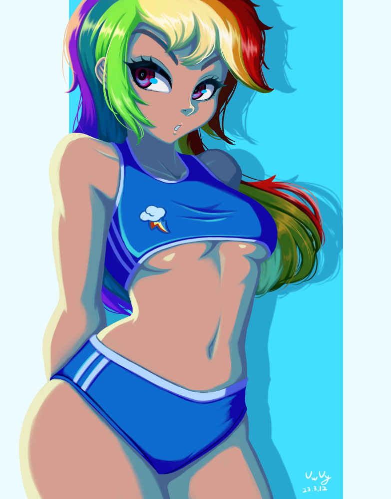 1808166 - suggestive, artist:bellspurgebells, rainbow dash