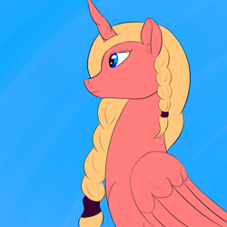 Size: 1000x1000 | Tagged: safe, artist:saintgryphonii, derpibooru import, oc, alicorn, pony, female, mare, solo