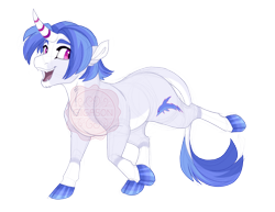 Size: 3500x2700 | Tagged: safe, artist:gigason, derpibooru import, oc, oc only, oc:electric boogaloo, pony, unicorn, magical lesbian spawn, male, obtrusive watermark, offspring, parent:sea swirl, parent:vinyl scratch, simple background, solo, stallion, transparent background, watermark