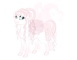 Size: 3500x2700 | Tagged: safe, artist:gigason, derpibooru import, oc, oc only, oc:jellyfish, earth pony, pony, female, magical lesbian spawn, mare, obtrusive watermark, offspring, parent:aria blaze, parent:vapor trail, simple background, solo, transparent background, watermark