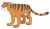 Size: 9093x5270 | Tagged: safe, artist:andoanimalia, derpibooru import, big cat, tiger, daring don't, animal, concave belly, simple background, solo, transparent background, vector