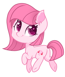 Size: 878x1042 | Tagged: safe, artist:flapsy-puff, artist:tanahgrogot, derpibooru import, oc, oc:annisa trihapsari, earth pony, pony, annibutt, butt, chibi, earth pony oc, female, heart, heart eyes, looking at you, looking back, looking back at you, mare, plot, simple background, smiling, smiling at you, solo, transparent background, wingding eyes