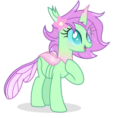 Size: 1109x1080 | Tagged: safe, artist:cstrawberrymilk, derpibooru import, oc, oc only, oc:hydrangea, changepony, hybrid, female, simple background, solo, transparent background