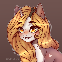 Size: 3000x3000 | Tagged: safe, artist:maslo<3, derpibooru import, oc, oc:meeray<3, pony, unicorn, looking at you, smiling, smiling at you