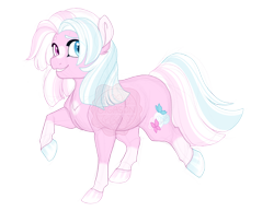 Size: 3500x2700 | Tagged: safe, artist:gigason, derpibooru import, oc, oc only, oc:sweet heart, earth pony, pony, female, heterochromia, high res, magical lesbian spawn, mare, obtrusive watermark, offspring, parent:fleetfoot, simple background, solo, transparent background, watermark