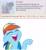 Size: 1476x1600 | Tagged: safe, rainbow dash, amagan, comments, laughing, meta, op is a cuck, op is trying to start shit, ponerpics, ponybooru, transphobia