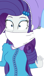 Size: 795x1356 | Tagged: safe, artist:robukun, derpibooru import, rarity, human, equestria girls, 19th century, background removed, bonnet, cloth gag, gag, humanized, kidnapped, simple background, startled, surprised, transparent background, western, wtf, wtf face