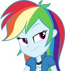 Size: 3000x3311 | Tagged: safe, artist:cloudy glow, derpibooru import, rainbow dash, equestria girls, .ai available, clothes, female, high res, simple background, solo, transparent background, vector