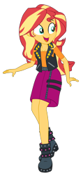 Size: 1900x3980 | Tagged: safe, artist:gmaplay, derpibooru import, sunset shimmer, better together, equestria girls, holidays unwrapped, season 2, boots, clothes, cute, female, legs, saving pinkie's pie, shimmerbetes, shoes, simple background, skirt, solo, transparent background