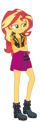 Size: 1900x5676 | Tagged: safe, artist:gmaplay, derpibooru import, sunset shimmer, better together, equestria girls, boots, clothes, cute, female, legs, shimmerbetes, shoes, simple background, skirt, solo, transparent background