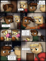 Size: 1750x2333 | Tagged: safe, artist:99999999000, derpibooru import, oc, oc only, oc:zhang cathy, oc:zhang xiangfan, earth pony, comic:grow with children, comic, father, father and child, father and daughter, female, filly, foal, grandmother, male, parent and child