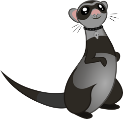 Size: 3110x3000 | Tagged: safe, artist:the-intelligentleman, derpibooru import, ferret, simple background, solo, transparent background, vector