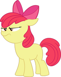 Size: 6000x7627 | Tagged: safe, artist:the-intelligentleman, derpibooru import, apple bloom, pony, absurd resolution, simple background, solo, transparent background, vector