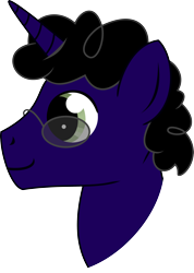 Size: 3000x4224 | Tagged: safe, artist:the-intelligentleman, derpibooru import, pony, unicorn, bust, glasses, male, portrait, simple background, solo, stallion, transparent background