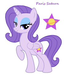 Size: 1000x1200 | Tagged: safe, derpibooru import, oc, oc only, oc:paris saturn, alicorn, alicorn oc, horn, purple eyes, purple hair, simple background, solo, transparent background, wings