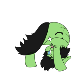 Size: 2485x2518 | Tagged: safe, artist:ponny, derpibooru import, oc, oc only, oc:anon filly, earth pony, :p, colored, female, filly, foal, simple background, solo, tongue, tongue out, white background