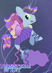Size: 2893x4092 | Tagged: safe, alternate version, artist:kosmiktym, derpibooru import, oc, oc only, oc:bounded-time, sea pony, seapony (g4), fairy, fairy wings, full body, simple background, solo, wings