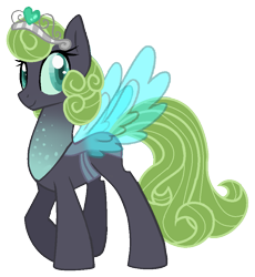 Size: 831x903 | Tagged: safe, artist:gallantserver, derpibooru import, oc, oc:firefly (gallantserver), changepony, hybrid, magical lesbian spawn, offspring, parent:princess flurry heart, parent:queen chrysalis, simple background, solo, transparent background