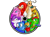 Size: 2732x2048 | Tagged: safe, artist:jbond, derpibooru import, pinkie pie (g3), earth pony, pony, rabbit, skunk, g3, animal, challenge, chip and dale rescue rangers, color wheel, color wheel challenge, cuphead, cute, dragonite, echidna, female, g3betes, goopy le grande, group, knuckles the echidna, lilo and stitch, looney tunes, male, mare, pokémon, simple background, sonic the hedgehog, sonic the hedgehog (series), transparent background, zipper