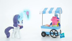 Size: 1280x720 | Tagged: safe, derpibooru import, rarity, pony, unicorn, g4.5, my little pony: pony life, my little pony: stop motion short, food, hasbro, hasbro logo, ice cream, ice cream cone, logo, play-doh, stop motion