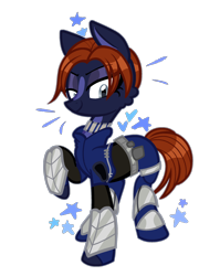 Size: 2000x2507 | Tagged: safe, alternate version, artist:blurry-kun, derpibooru import, pony, commission, commissioner:reversalmushroom, joanna dark, perfect dark, ponified, simple background, solo, species swap, transparent background