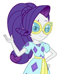 Size: 6871x8649 | Tagged: safe, artist:andoanimalia, derpibooru import, rarity, better together, equestria girls, i'm on a yacht, cruise outfit, female, simple background, solo, transparent background, vector