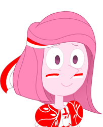 Size: 900x1106 | Tagged: safe, artist:siti shafiyyah, artist:twisted-bases, oc, oc only, oc:annisa fatmawati, base used, cartoon network, cute, female, hair, indonesia, ocbetes, simple background, smiling, solo, solo female, steven universe, transparent background