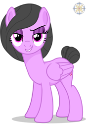 Size: 4000x5607 | Tagged: safe, artist:r4hucksake, derpibooru import, oc, oc only, oc:violet midnight, pegasus, pony, female, mare, simple background, solo, transparent background