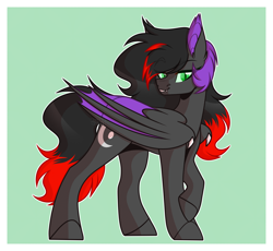 Size: 1916x1764 | Tagged: safe, artist:krypticquartz, derpibooru import, oc, oc:sonera, bat pony, pony, female, mare, solo