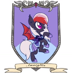 Size: 1024x1052 | Tagged: safe, artist:pfeffaroo, derpibooru import, oc, oc:amaryllis, bat pony, pony, female, guardsmare, hoof shoes, mare, night guard, royal guard