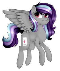 Size: 717x845 | Tagged: safe, artist:oniiponii, derpibooru import, oc, oc only, pegasus, pony, eyelashes, female, mare, pegasus oc, simple background, smiling, solo, transparent background, wings