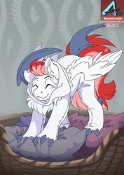 Size: 777x1100 | Tagged: safe, artist:arctic-fox, derpibooru import, oc, oc only, oc:swift apex, pegasus, pony, clothes, costume, pegasus oc, pokémon, solo