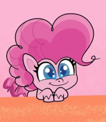 Size: 626x720 | Tagged: safe, derpibooru import, screencap, pinkie pie, g4.5, my little pony: pony life, princess probz, adorable face, cropped, cute, diapinkes, female, happy, smiling, tail, tail wag