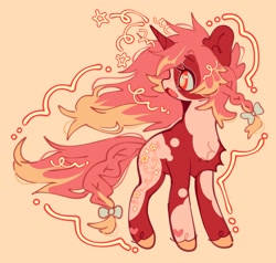 Size: 2048x1950 | Tagged: safe, artist:bunbunbewwii, derpibooru import, oc, oc only, oc:firework dazzle, pony, unicorn, braid, horn, redesign, simple background, solo, unicorn oc, yellow background