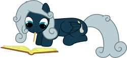 Size: 6741x3113 | Tagged: safe, artist:ambits, derpibooru import, oc, pegasus, pony, female, lying down, mare, prone, solo