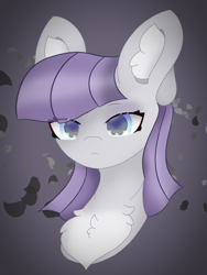 Size: 1818x2424 | Tagged: safe, artist:sodapop sprays, derpibooru import, maud pie, earth pony, pony, bust, chest fluff, commission, ear fluff, ears, portrait, solo, ych result, your character here