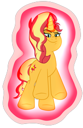 Size: 1900x2941 | Tagged: safe, artist:gmaplay, derpibooru import, sunset shimmer, pony, unicorn, equestria girls, cute, levitation, magic, reference, self-levitation, shimmerbetes, simple background, solo, telekinesis, transparent background