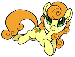 Size: 608x461 | Tagged: safe, artist:muffinz, derpibooru import, carrot top, golden harvest, pony, female, mare, simple background, snowpity, solo, white background