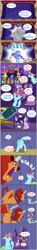 Size: 1280x8588 | Tagged: safe, artist:bbbhuey, derpibooru import, starlight glimmer, trixie, oc, oc:street, changeling, manticore, pony, unicorn, no second prances, butt, comic, female, licking, licking lips, mare, night, plot, roar, tongue, tongue out